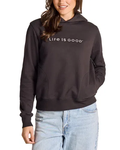 Life Is Good ® Good Vibes Fleece Hoodie In Brown