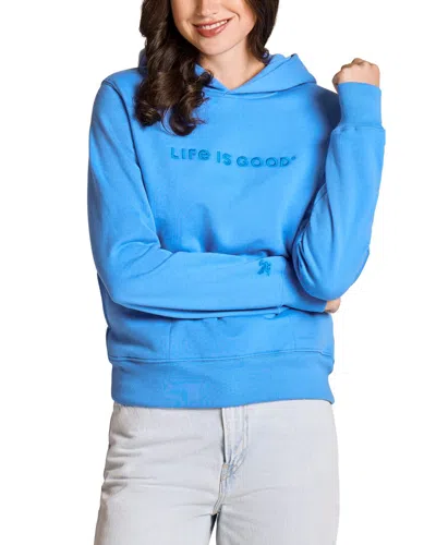 Life Is Good ® Good Vibes Fleece Hoodie In Blue