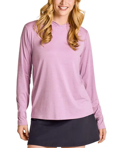 Life Is Good Hooded Sun Crusher Top In Purple