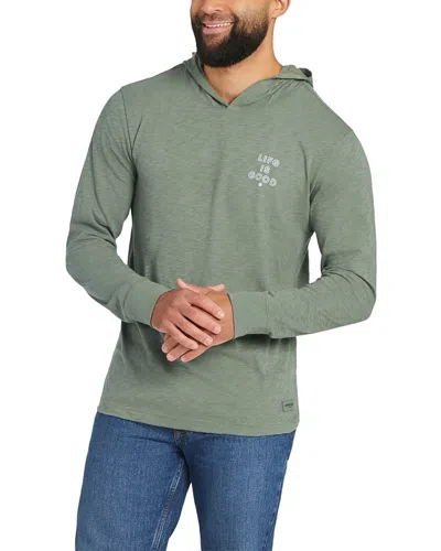 Life Is Good ® Hooded T-shirt In Green
