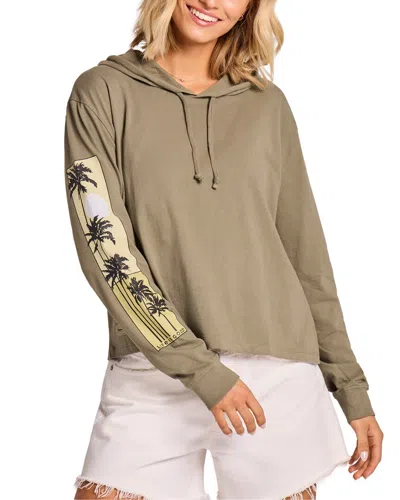 Life Is Good ® Long Sleeve Crusher Boxy Henley In Gray
