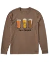 Life Is Good Long Sleeve Crusher T-shirt In Brown