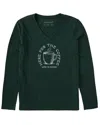 Life Is Good ® Long Sleeve Crusher T-shirt In Green