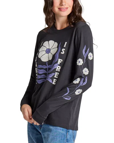 Life Is Good ® Long Sleeve Crusher T-shirt In Black