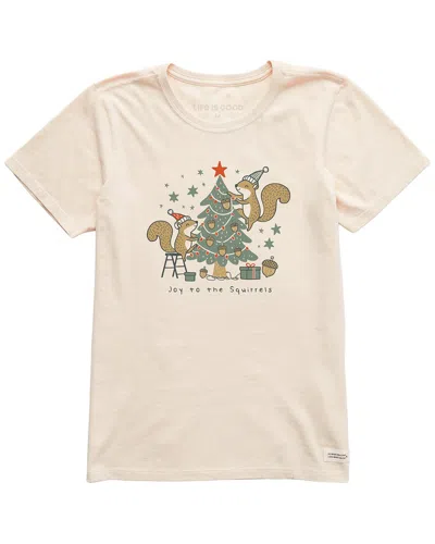 Life Is Good Long Sleeve Crusher T-shirt In Neutral