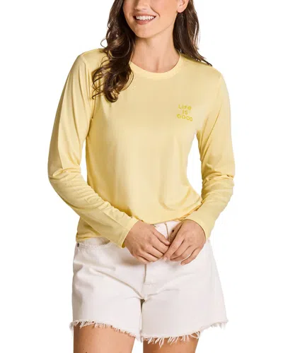 Life Is Good Long Sleeve Sun Crusher T-shirt In Animal Print