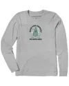 Life Is Good ® Long Sleeve T-shirt In Gray