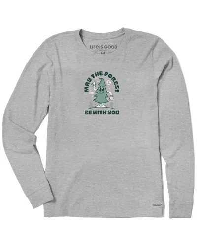 Life Is Good ® Long Sleeve T-shirt In Gray