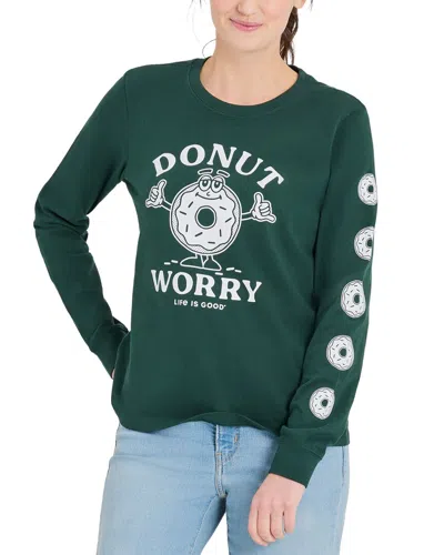 Life Is Good ® Long Sleeve T-shirt In Green