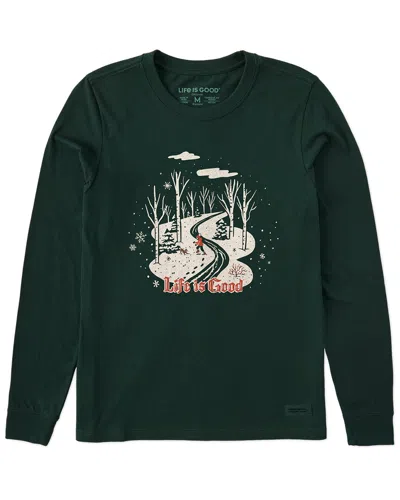 Life Is Good ® Long Sleeve T-shirt In Green