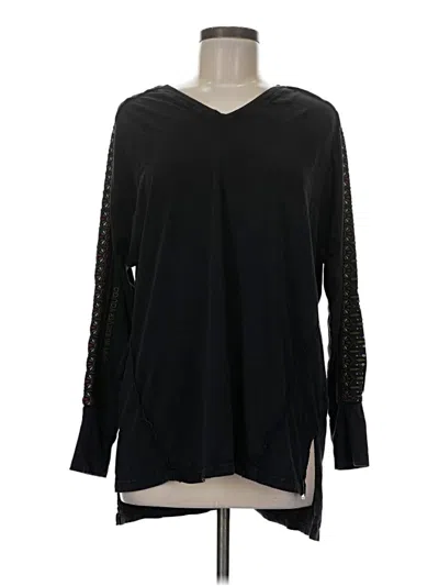 Pre-owned Life Is Good Long Sleeve T-shirt In Black