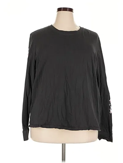Pre-owned Life Is Good Long Sleeve T-shirt In Black