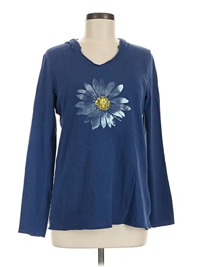 Pre-owned Life Is Good Long Sleeve T-shirt In Blue