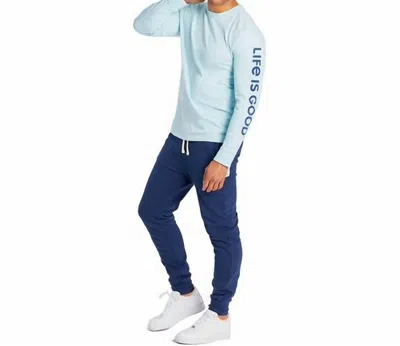 Life Is Good Men's Simply True Darkest Jogger In Blue