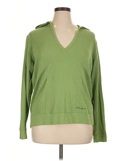 Pre-owned Life Is Good Pullover Sweater In Green