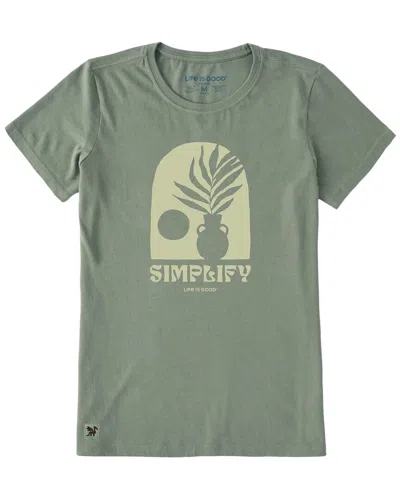 Life Is Good ® Relaxed Crusher T-shirt In Green