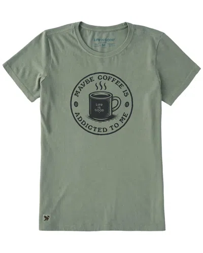 Life Is Good ® Relaxed Crusher T-shirt In Green