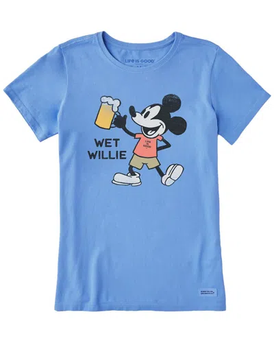 Life Is Good ® Relaxed Crusher T-shirt In Blue