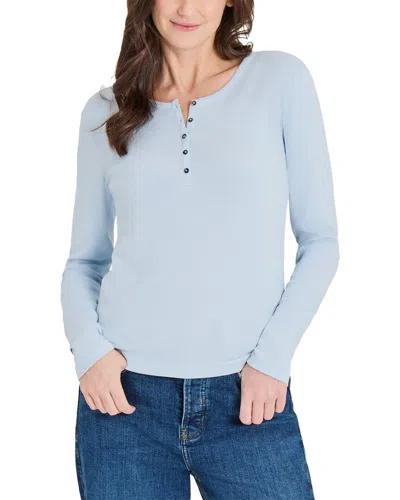 Life Is Good ® Ribbed Henley In Blue