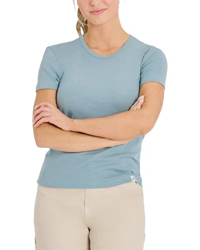 Life Is Good ® Ribbed T-shirt In Blue