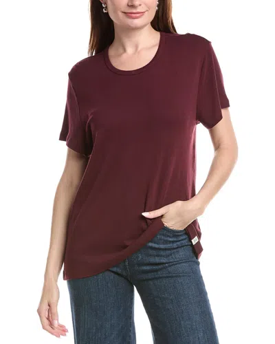 Life Is Good Ribbed T-shirt In Red