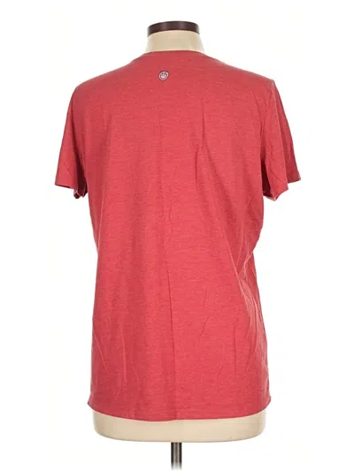 Pre-owned Life Is Good Short Sleeve Henley Shirt In Red