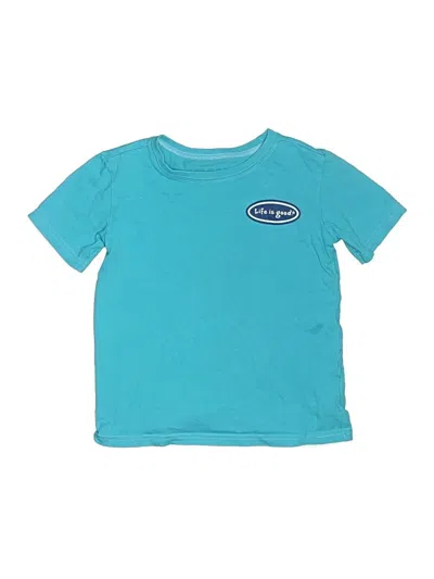 Pre-owned Life Is Good Kids' Short Sleeve T-shirt In Blue