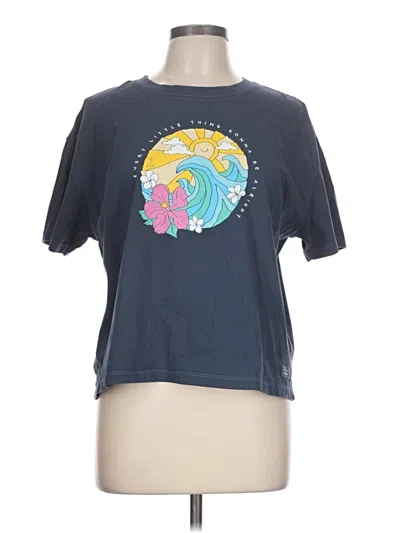 Pre-owned Life Is Good Short Sleeve T-shirt In Blue