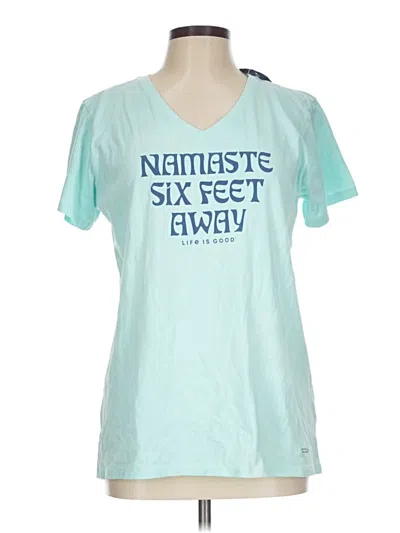 Life Is Good Short Sleeve T-shirt In Blue
