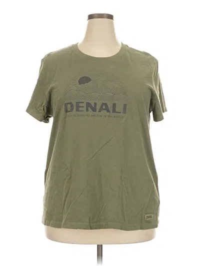 Pre-owned Life Is Good Short Sleeve T-shirt In Green