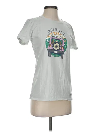 Pre-owned Life Is Good Short Sleeve T-shirt In Green