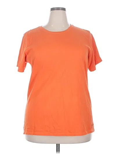 Pre-owned Life Is Good Short Sleeve T-shirt In Orange