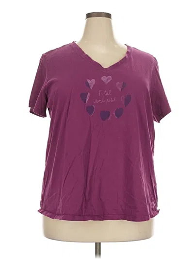 Pre-owned Life Is Good Short Sleeve T-shirt In Purple