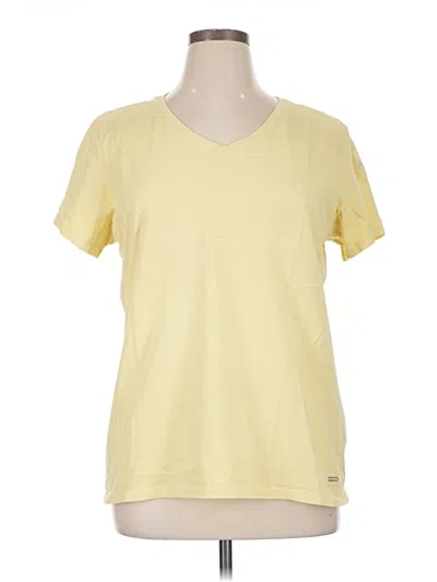 Pre-owned Life Is Good Short Sleeve T-shirt In Yellow