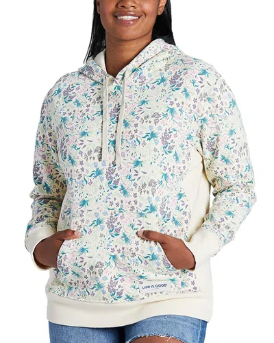 Life Is Good Simply True Fleece Hoodie In Brown