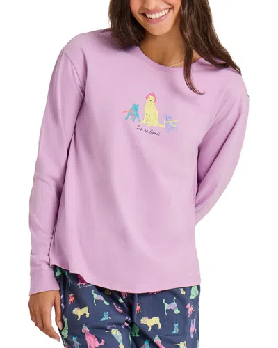 Life Is Good ® Sleep T-shirt In Pink
