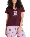 Life Is Good ® Sleep V-neck T-shirt In Burgundy