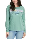 Life Is Good ® Slub T-shirt In Green