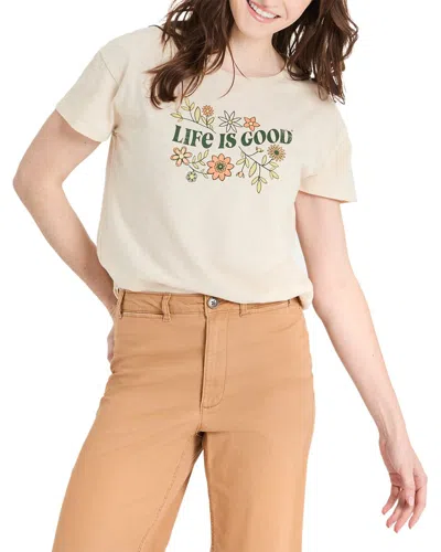 Life Is Good ® Slub T-shirt In Neutral