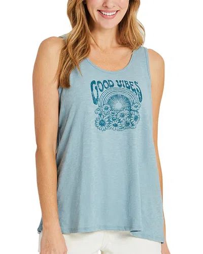 Life Is Good ® Slub Tank In Blue
