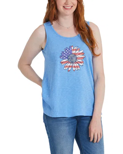 Life Is Good Slub Tank In Blue