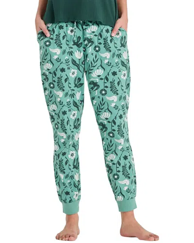 Life Is Good Snuggle Up Sleep Jogger In Green