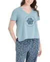 Life Is Good ® Snuggle Up Sleep V-neck T-shirt In Blue