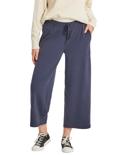 Life Is Good Solid Crusher-flex Crop Pant In Blue