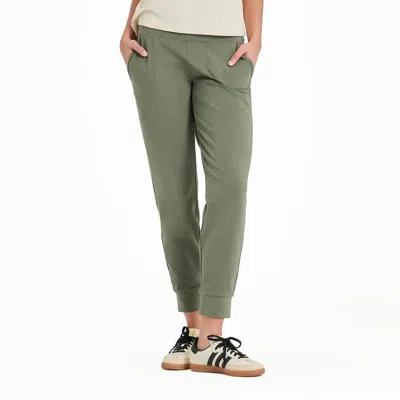 Life Is Good Solid Crusher Flex Joggers In Dark Moss Green In Multi