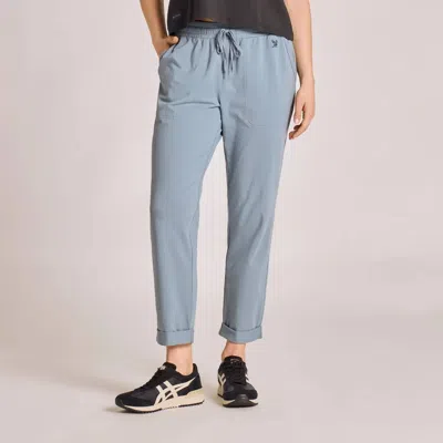 LIFE IS GOOD SOLID CRUSHER FLEX PANT IN SLATE BLUE