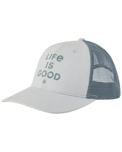 Life Is Good ® Stacked Trucker Hat In Blue