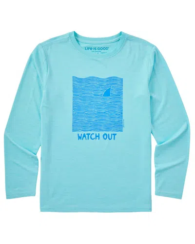 Life Is Good Kids'  Sun Crusher Tee In Blue