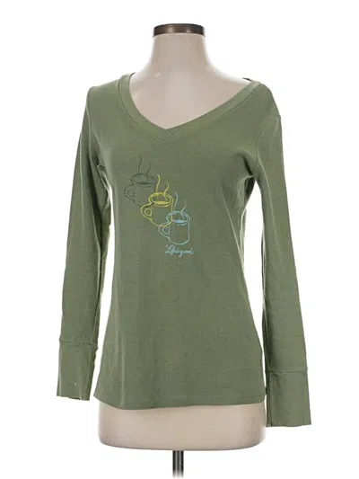 Pre-owned Life Is Good Sweatshirt In Green