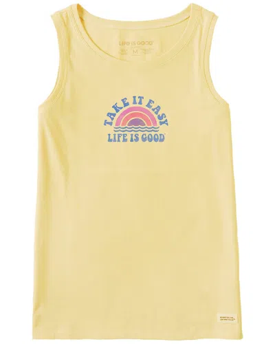 Life Is Good T-shirt In Yellow
